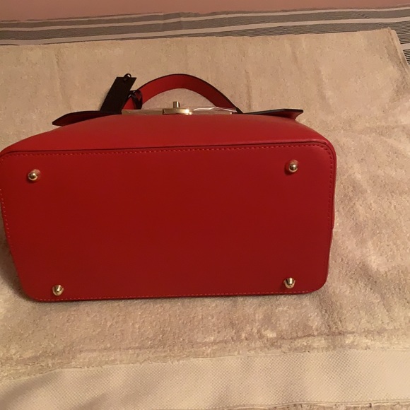 Luana Ferracuti Made In Italy Red Leather - Picture 5 of 6